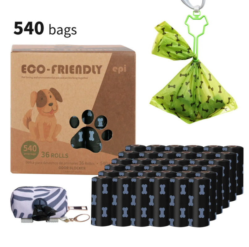 注文のコーンスターチ犬の船尾袋100%生物分解性のEcoの友好的なCompostable船尾袋